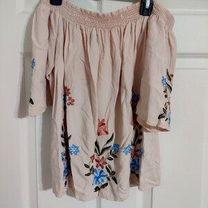 Tan Vero Moda Off-shoulder Top